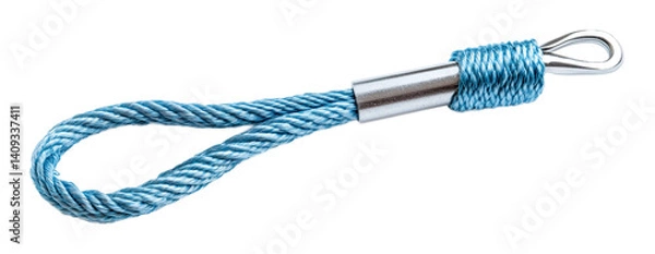 Fototapeta Fishing Line Knot Tying Tool for Secure Knots - Isolated on White Background