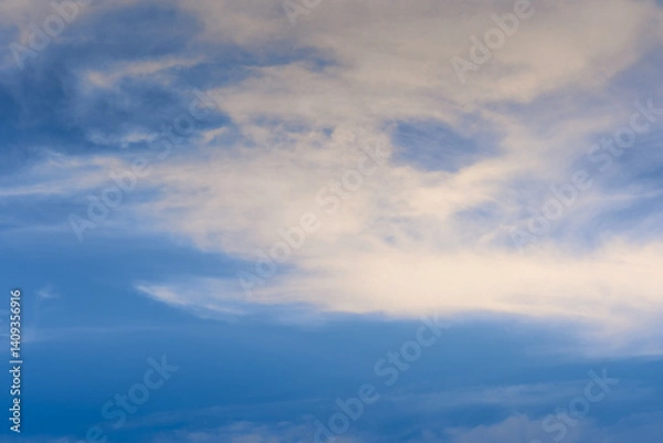 Obraz blue sky with clouds