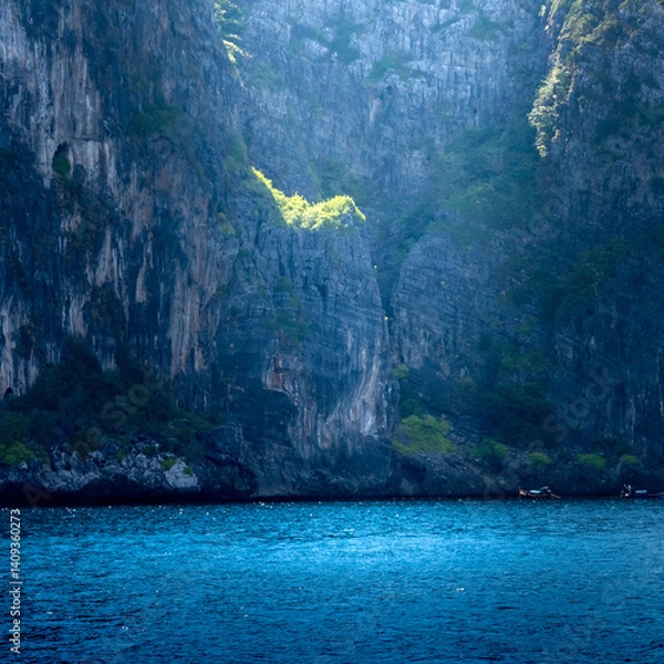 Obraz Thailand. phi phi. view of the phi phi island., Summer Background Holiday