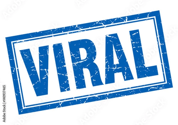 Fototapeta viral square stamp