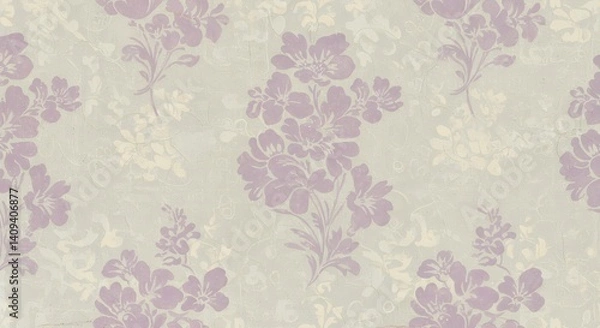 Fototapeta Floral pattern background for design textiles wallpaper or digital illustration