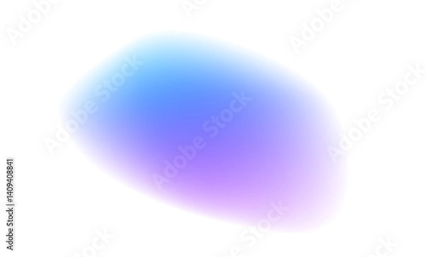 Fototapeta Color gradient circle backgrounds, abstract colors blend mesh with soft neon light, vector shapes. PNG. Abstract pastel neon holographic blurred grainy circle gradient on white background texture. 