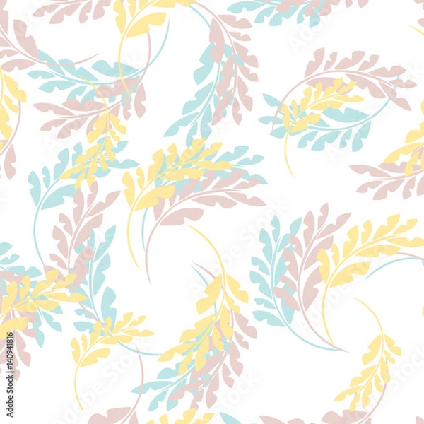 Obraz seamless flowers pattern
