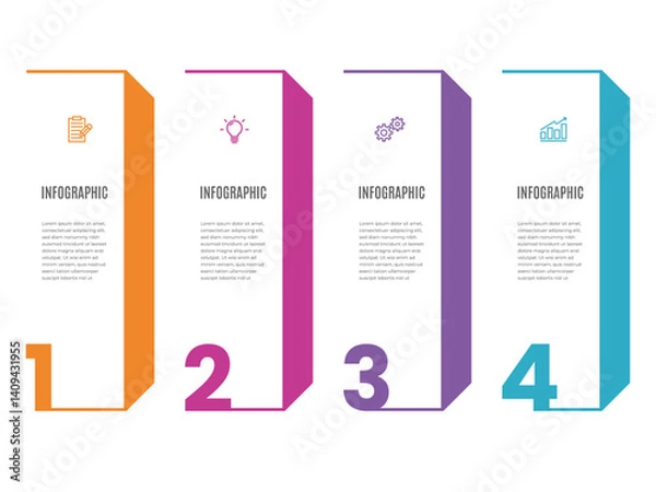 Obraz modern design template for infographics
