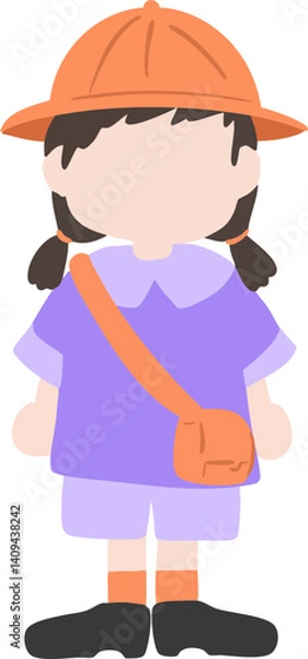 Obraz 꼬마, 사람, 학교, 국민, 남자아이, 여자아이, 유치원, 어린이, 가방, 