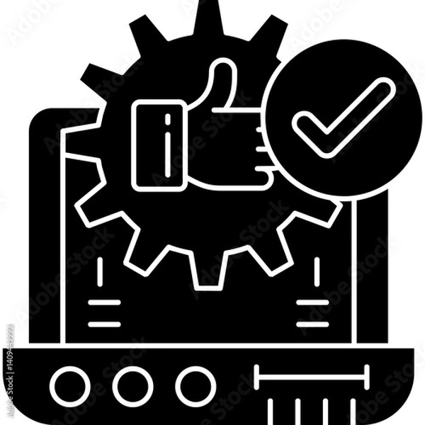 Fototapeta Benchmarking Icon Vector Element
