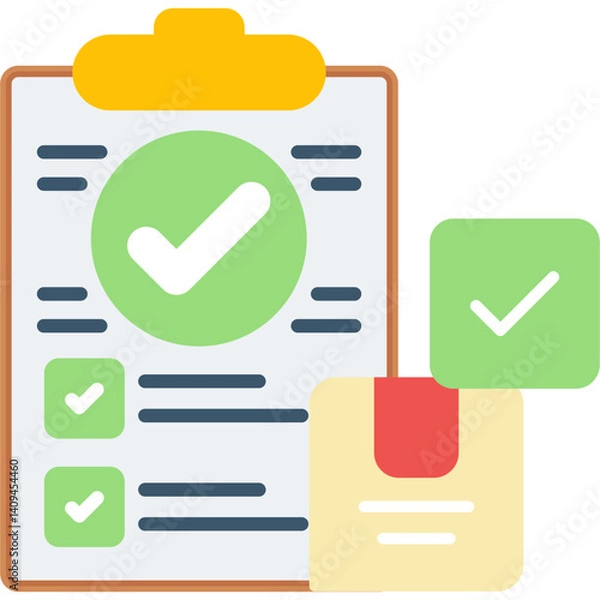 Obraz Cheak List Icon Vector Element