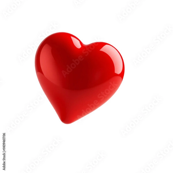 Obraz red heart isolated