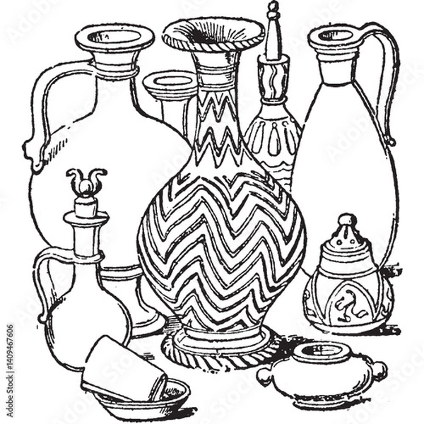 Obraz Alabaster Vintage Engraving⁠ 