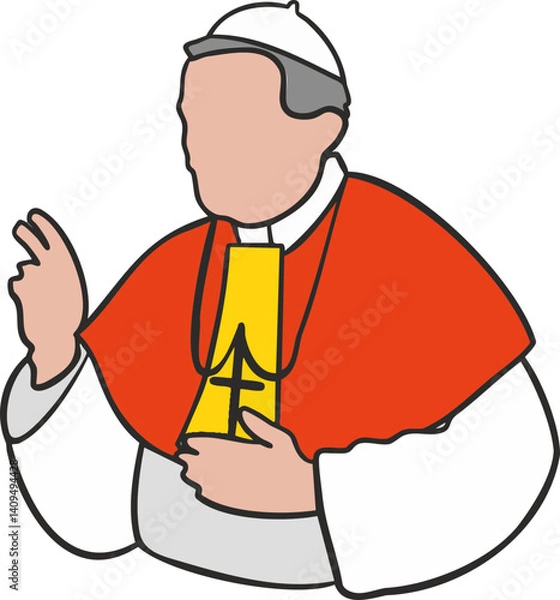 Obraz 교황, 가톨릭, 천주교, 주교, 종교, 신부, 남자, 사람, 기독교, 십자가, 성경, 예수