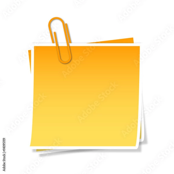 Fototapeta Post-it, vector