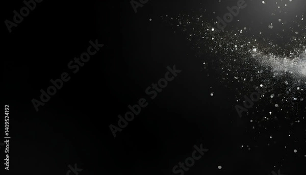 Obraz Realistic black shimmer background