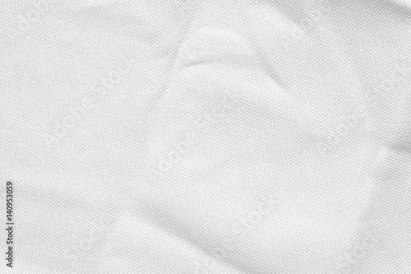 Obraz Canvas background / White canvas texture background.