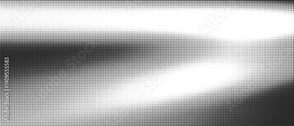 Obraz Abstract Comic Effect Vector Background with Line Patterns and Textures for Art and Design featuring Black and White Halftone Elements in Retro Manga Style.