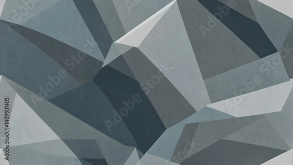 Fototapeta Abstract Geometric Paper Texture This image features layered paper shapes creating a dynamic visual suitable for web and print design