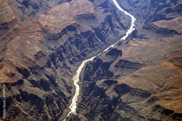 Obraz high river canyon