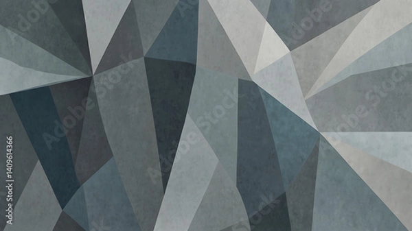 Fototapeta Abstract Geometric Paper Texture This image features layered paper shapes creating a dynamic visual suitable for web and print design