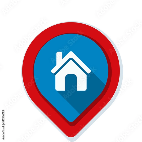 Obraz Home Navigation Pointer illustration