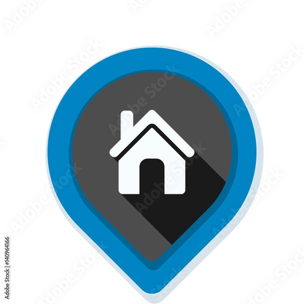 Obraz Home Navigation Pointer illustration