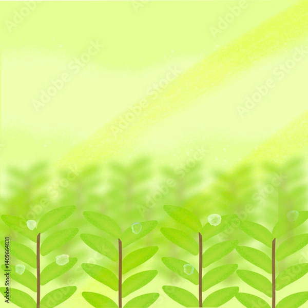 Obraz 봄 새싹 배경