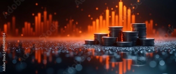 Obraz The threat of instability in the stock markets