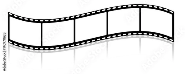 Obraz gewellter Filmstreifen