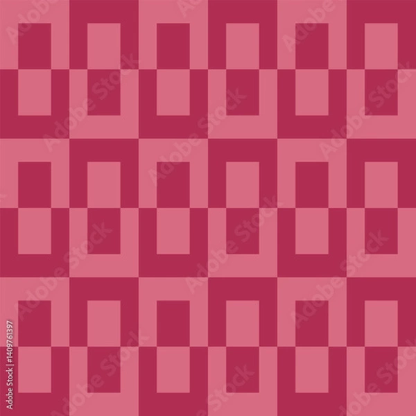 Fototapeta Modern Geometric Vector Seamless Pattern Digital Paper – Abstract Minimalist Background Design, Repeating Lines and Shapes, Contemporary Printable Texture for Scrapbooking, Web Design, Fabric, Package