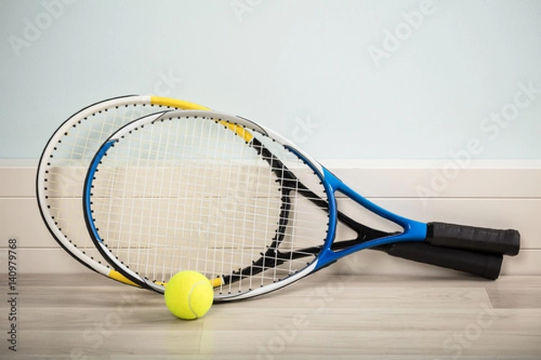 Obraz Para Rakiet I Piłka