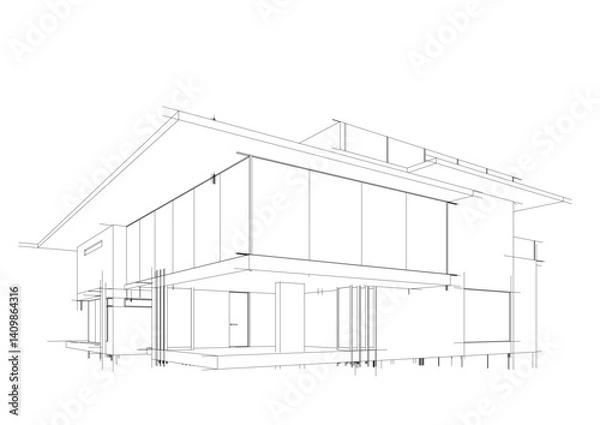 Obraz abstract architectural background