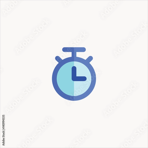 Fototapeta timer icon flat design