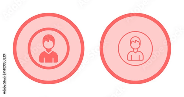 Fototapeta User Icon Design