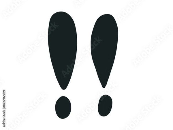 Obraz びっくりマーク