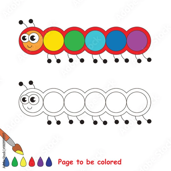 Obraz Page to be colored.