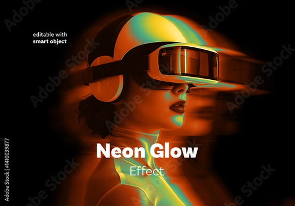 Obraz Neon Glow Effect