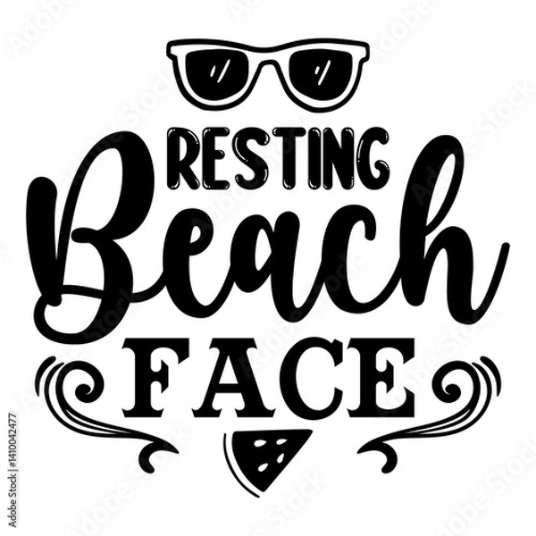 Fototapeta Resting Beach Face