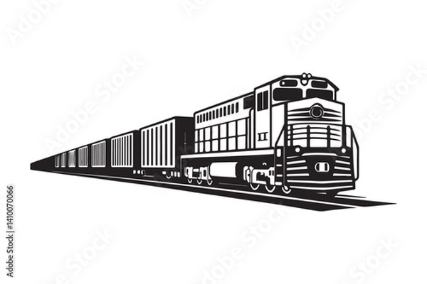 Fototapeta Railway Symbol Vector Pack – Sleek and Minimal Icons