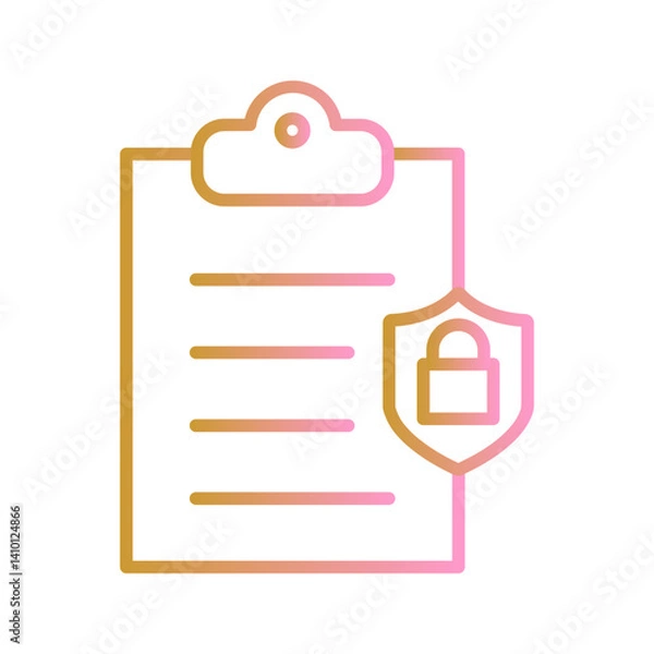 Fototapeta Security Audit Vector Icon