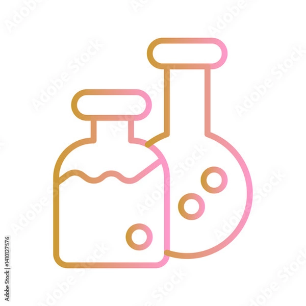 Obraz Potion Bottle Vector Icon