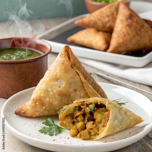 Obraz Indian snack samosa