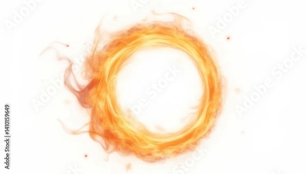 Obraz Fiery Ring Abstract Background