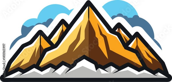 Fototapeta Mountain range