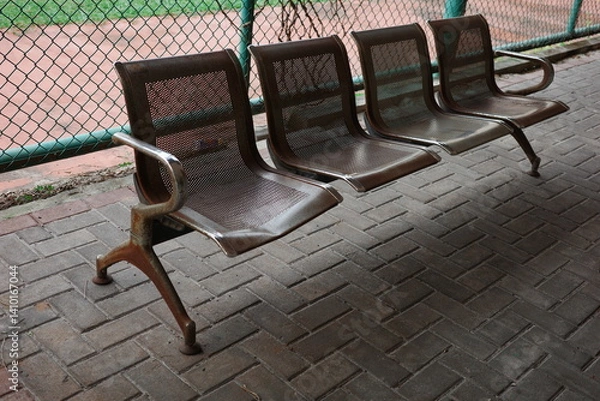 Obraz chairs in a row