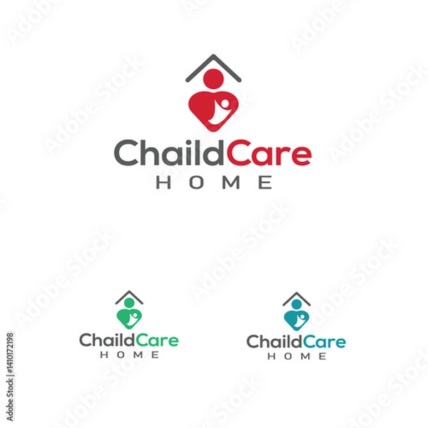 Obraz Childcare home logo
