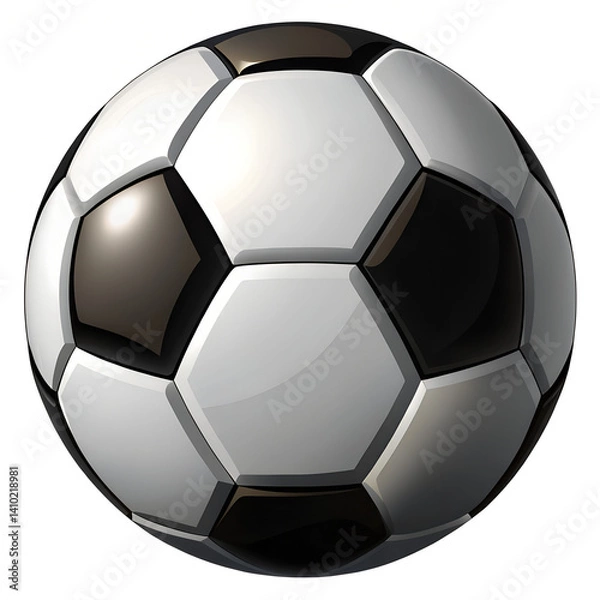 Obraz soccer ball isolated