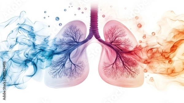 Obraz lungs respiratory system