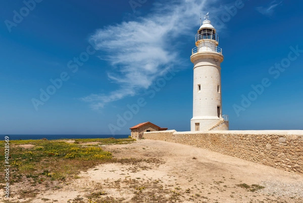 Fototapeta Cyprus Lighthouse, Paphos.