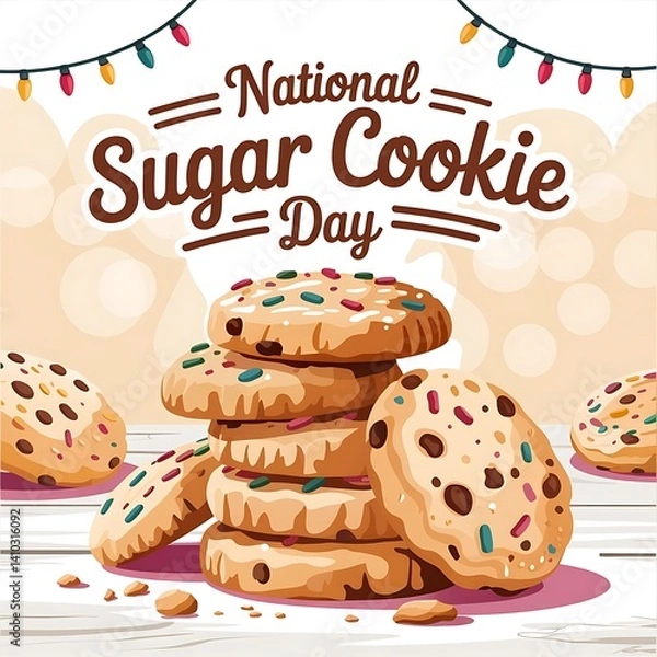 Obraz National sugar cookie day
