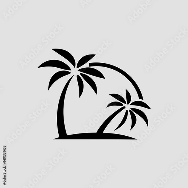 Obraz palm tree icon