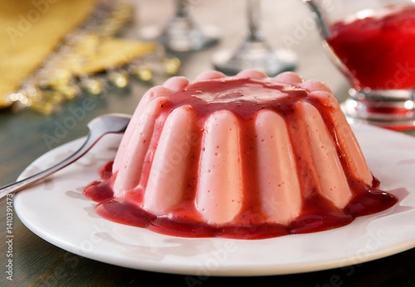 Obraz delicioso mousse de morango