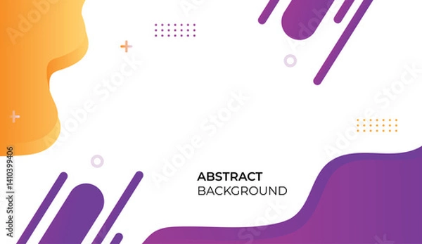 Fototapeta Abstract Background with Colorful Shapes